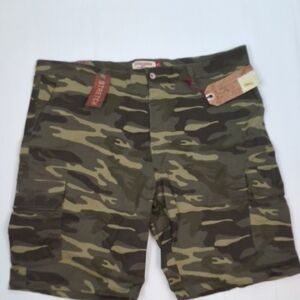 HUDSON & BARROW Men's Camouflage Cargo Shorts Size-40